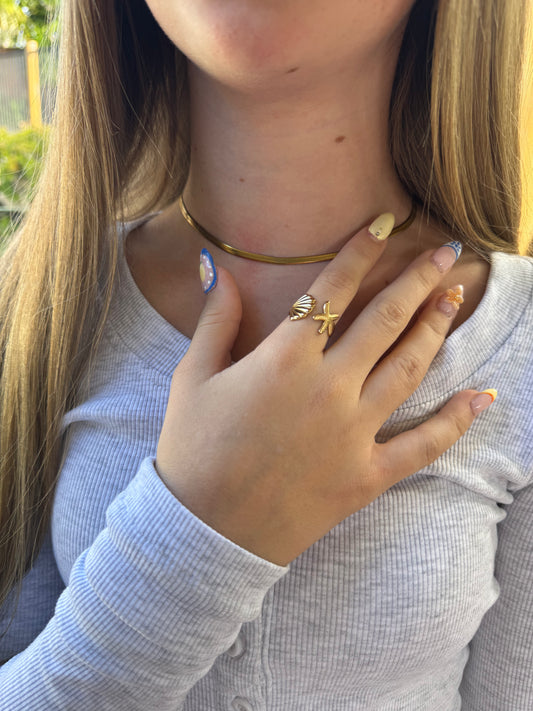 Snake Chain Choker Necklace