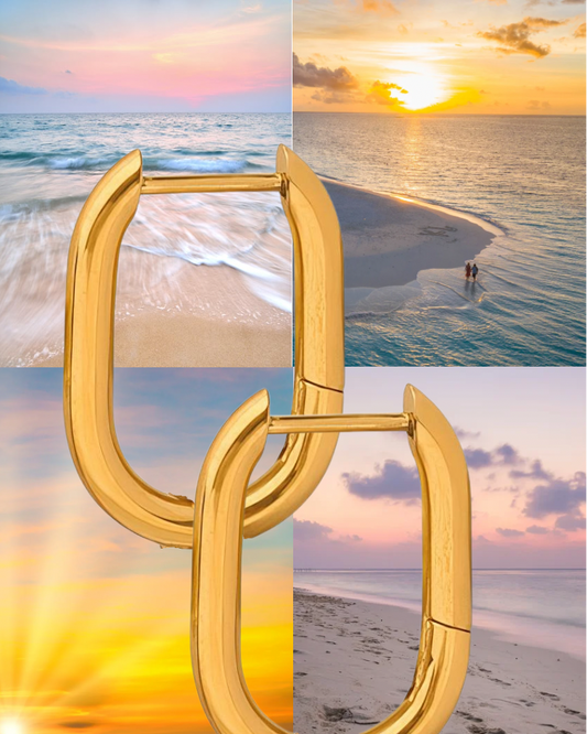Squoval Earrings