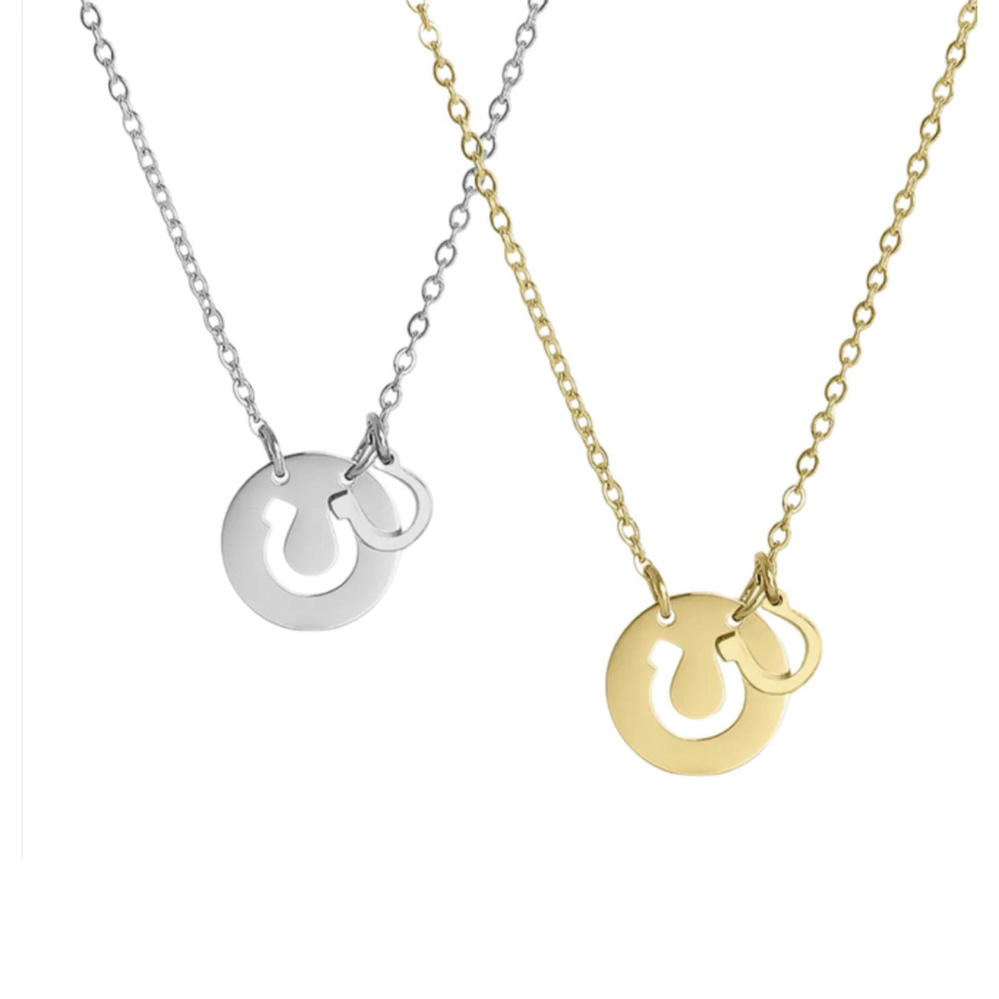 Double Horse Shoe Necklace