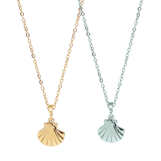 Clam Shell Necklace- Small Pendant