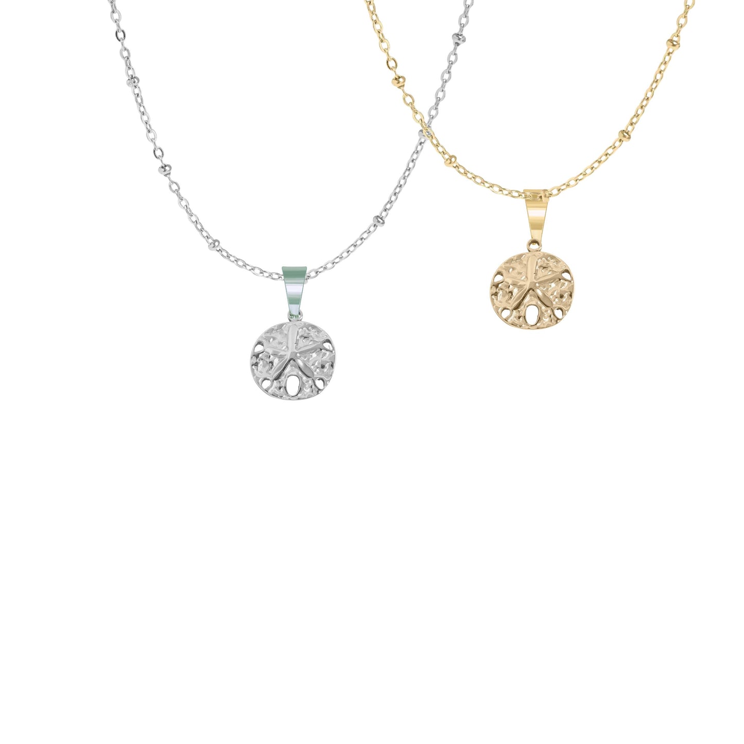 Sand Dollar pendant necklace