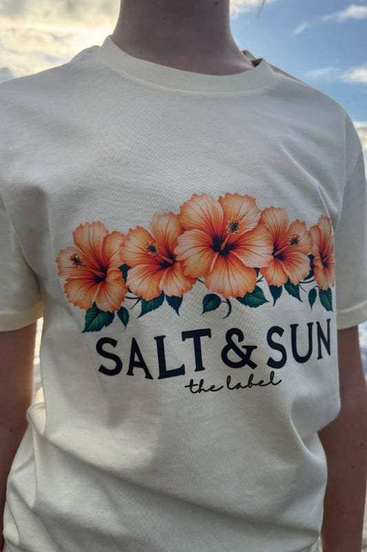 Salt and Sun TL Adult - Hibiscus Front Logo Tee