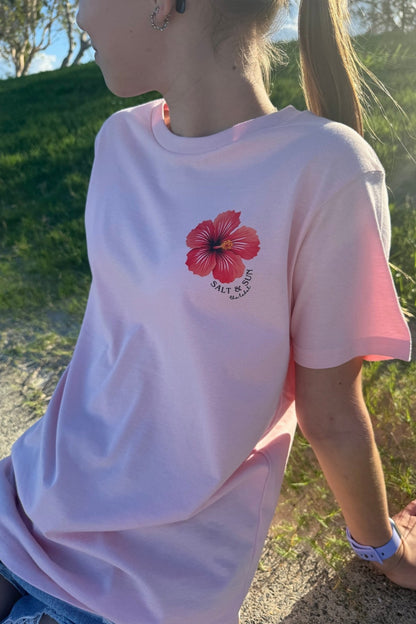 Salt and Sun TL Youth- Hibiscus Tee