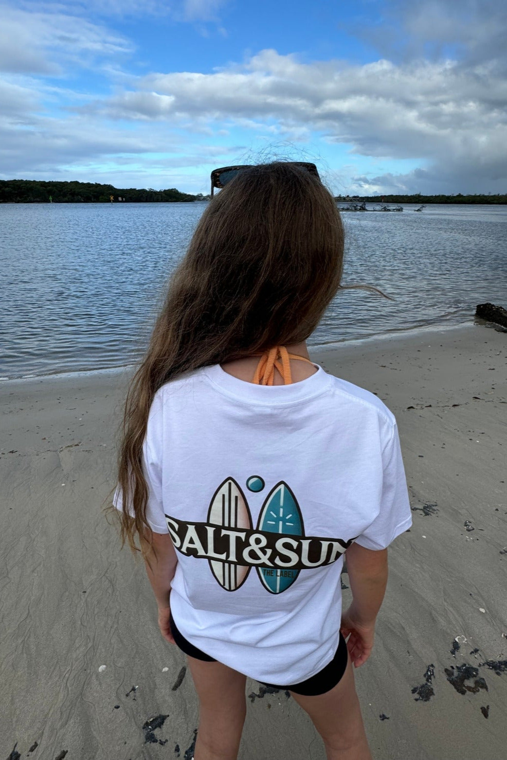 Salt and Sun TL Adult- Surfboard Tee