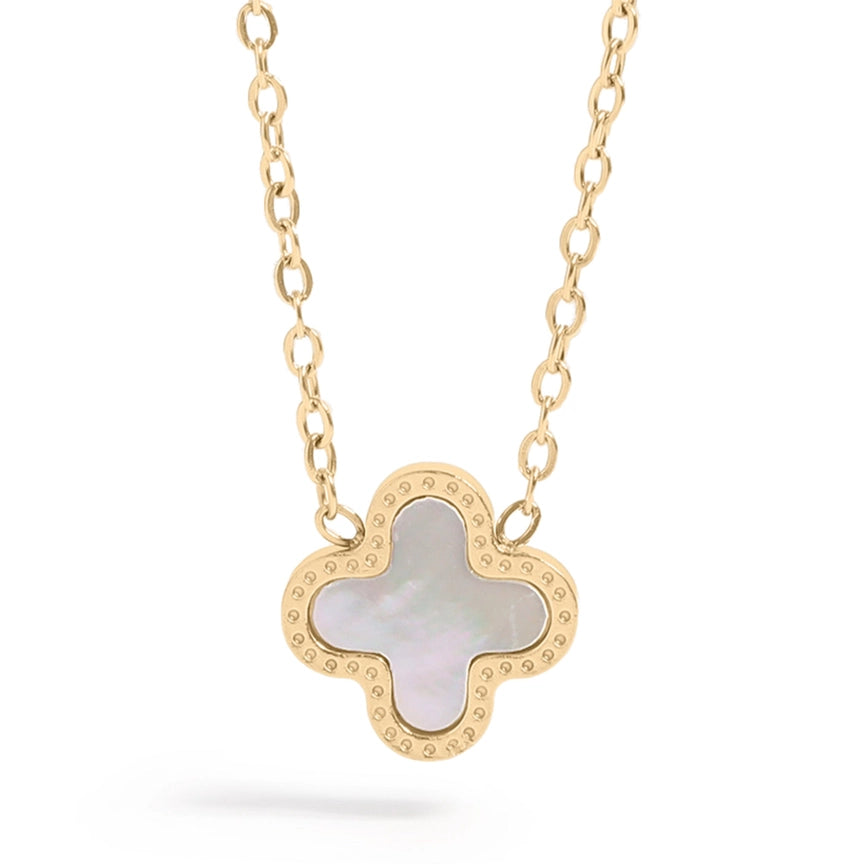 White Clover Necklace